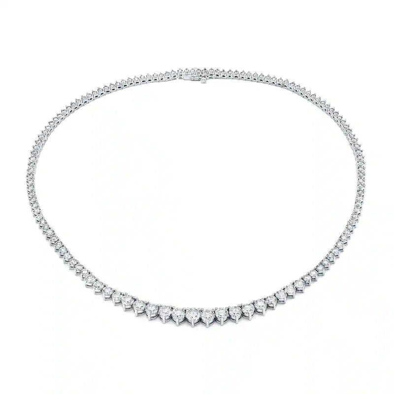 5ctw Lab Grown Diamond Tennis Necklace