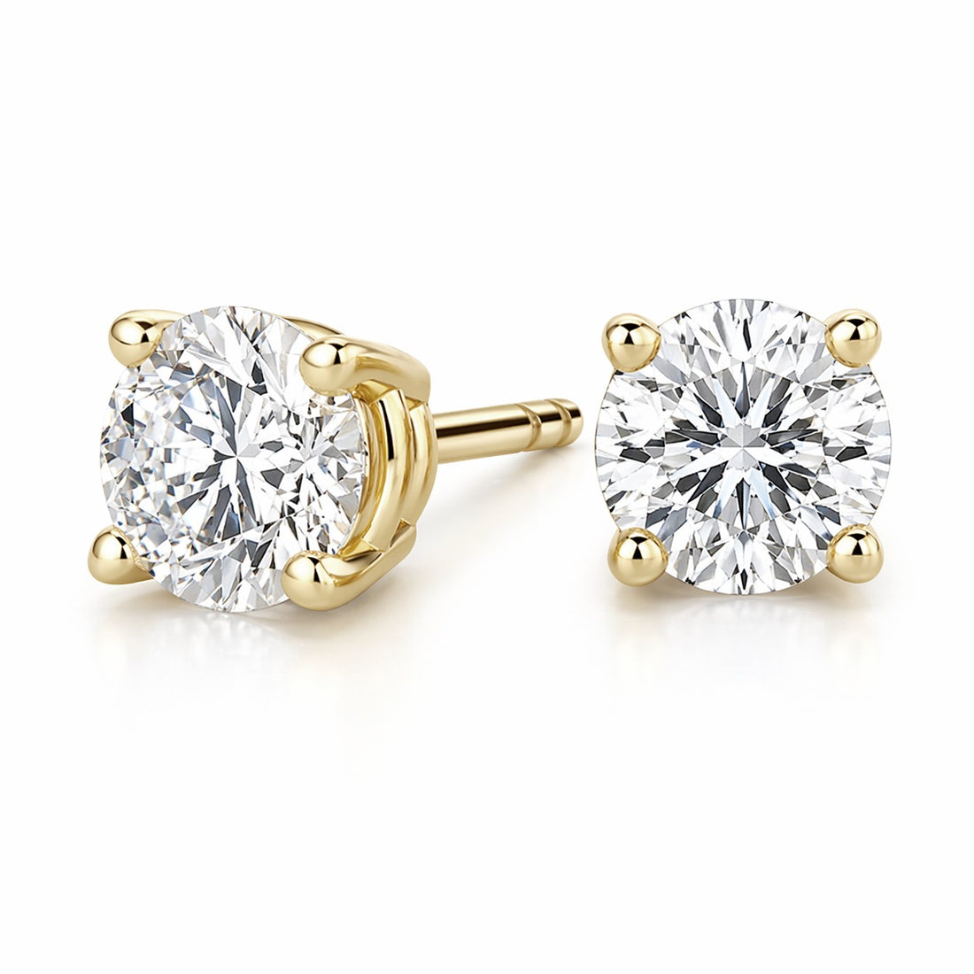 1/2ctw Lab Grown Diamond Stud Earrings