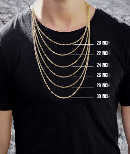 24" 7.2mm Cuban Chain Necklace